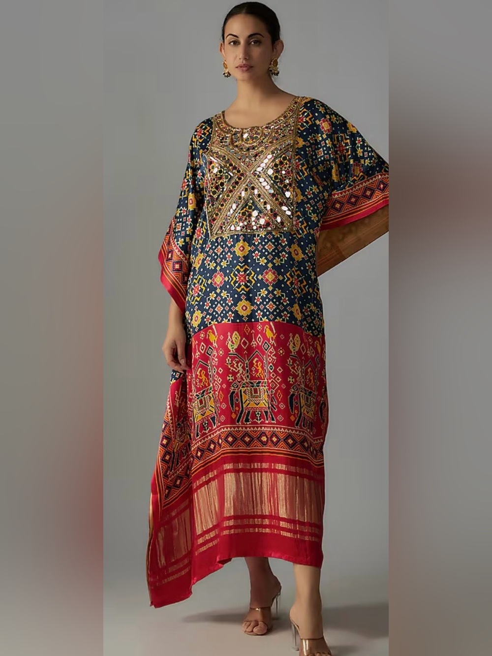Kaftan patola gajji silk